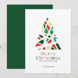 Frohe Weihnachtsgrüße Neujahrskarte Einladung
