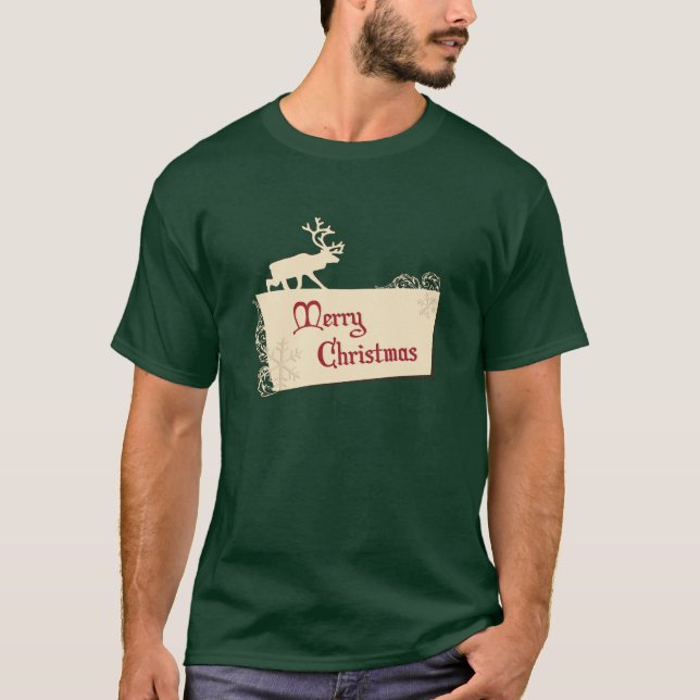 Frohe Weihnachtsgrüße T-Shirt (Vorderseite)