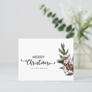 Frohe Weihnachtsgrüße Weihnachtskarte Feiertagspostkarte