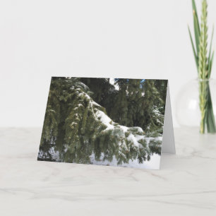 Frohe Weihnachtsgrüßkarte Feiertagskarte