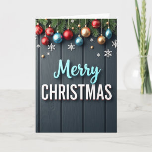Frohe Weihnachtsgrußkarte Karte