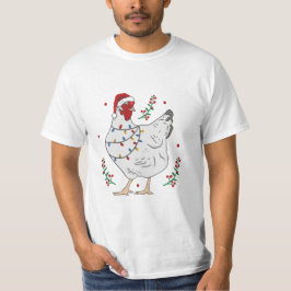 Frohe Weihnachtshähnchen T-Shirt