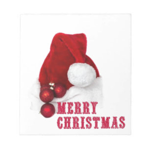 Frohe WeihnachtsHat Notizblock