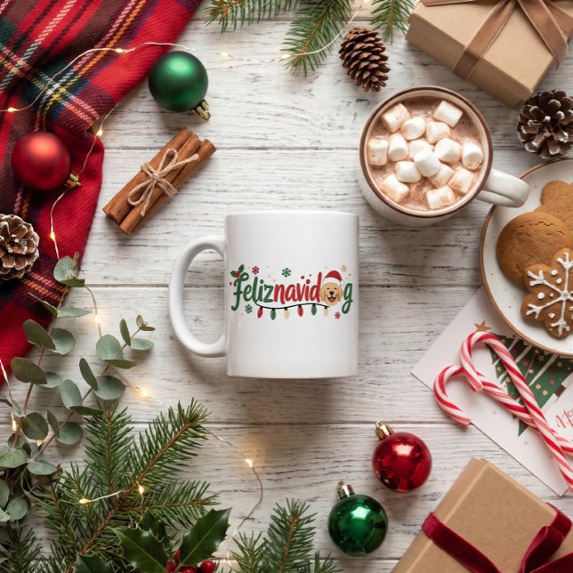 Frohe Weihnachtshunde  Kaffeetasse (Von Creator hochgeladen)