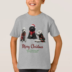Frohe Weihnachtshunde T-Shirt