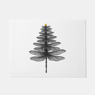 Frohe Weihnachtsinsekt Lover Xmas Dragonfly Fußmatte