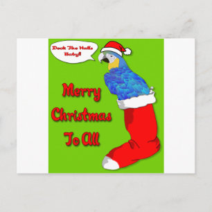 Frohe Weihnachtsjause Feiertagspostkarte