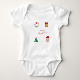 Frohe Weihnachtsjung Baby Strampler