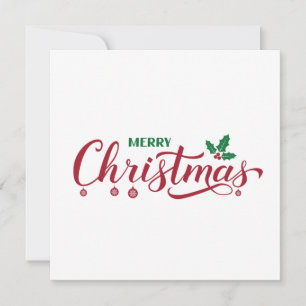 Frohe Weihnachtskalligraphie Handschrift Karte