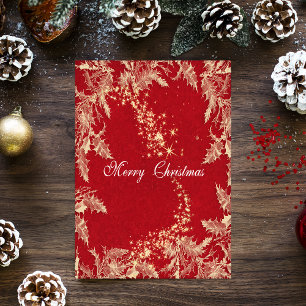 Frohe Weihnachtskarte Einladung