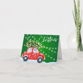 Frohe Weihnachtskarte Feiertagskarte