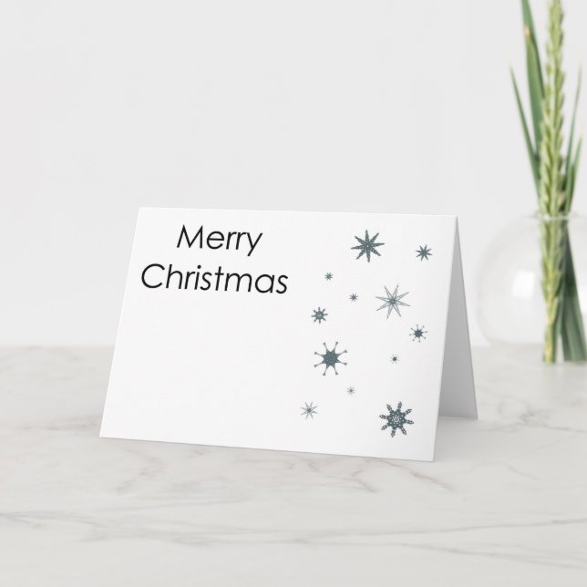 Frohe Weihnachtskarte Feiertagskarte (Vorderseite)