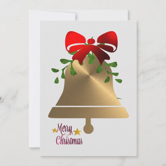 Frohe Weihnachtskarte Feiertagskarte (Vorderseite)