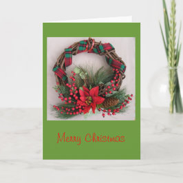 Frohe Weihnachtskarte Feiertagskarte