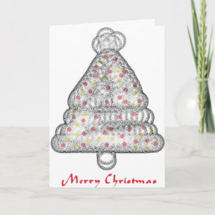 Frohe Weihnachtskarte Feiertagskarte