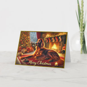 Frohe Weihnachtskarte Feiertagskarte