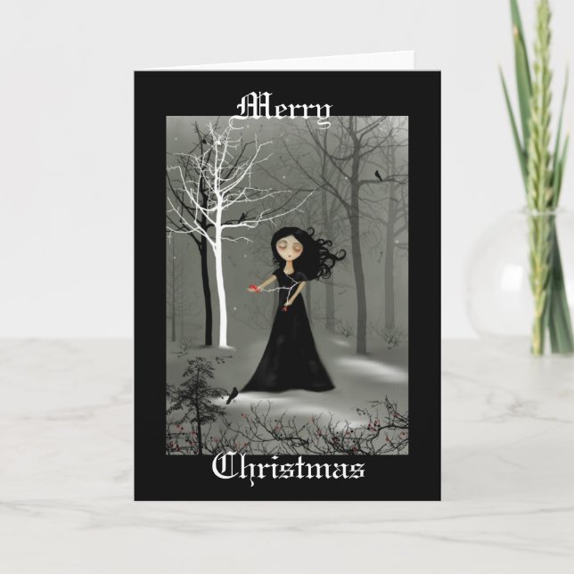 Frohe Weihnachtskarte Feiertagskarte (Vorderseite)