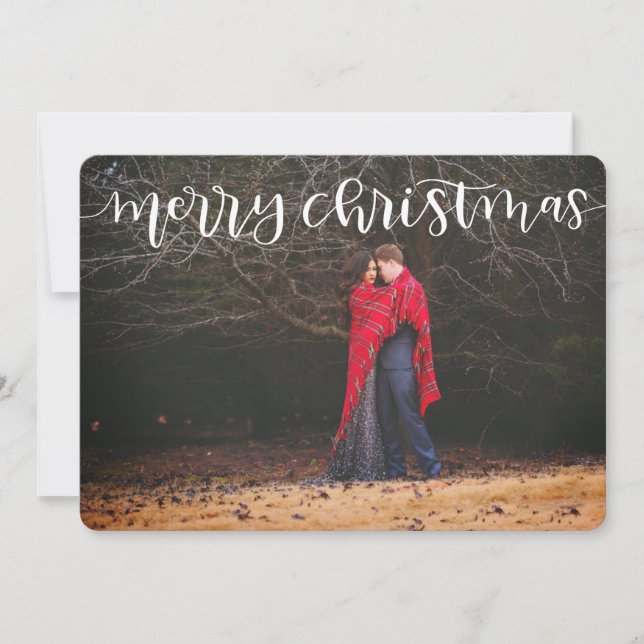 Frohe Weihnachtskarte Feiertagskarte (Vorderseite)