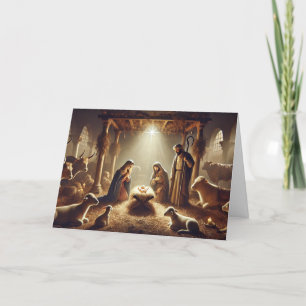 Frohe Weihnachtskarte Feiertagskarte
