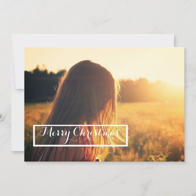 Frohe Weihnachtskarte Feiertagskarte (Vorderseite)