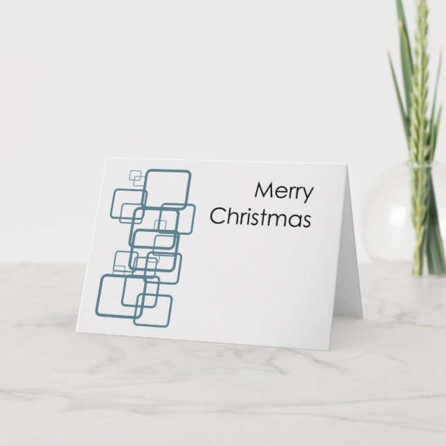 Frohe Weihnachtskarte Feiertagskarte (Vorderseite)