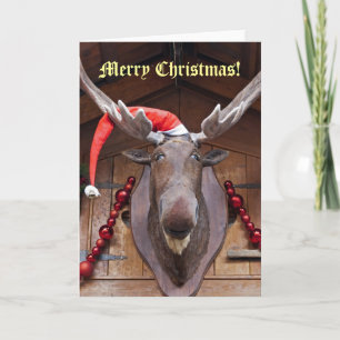 Frohe Weihnachtskarte Feiertagskarte