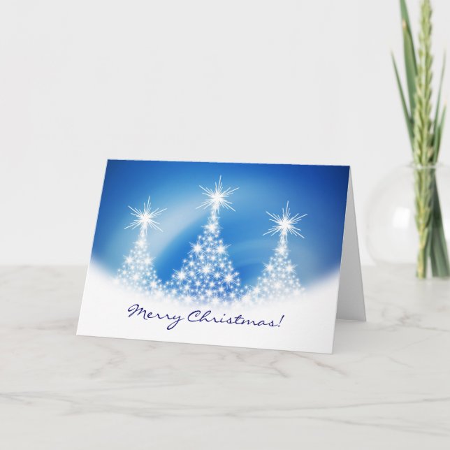 Frohe Weihnachtskarte Feiertagskarte (Vorderseite)