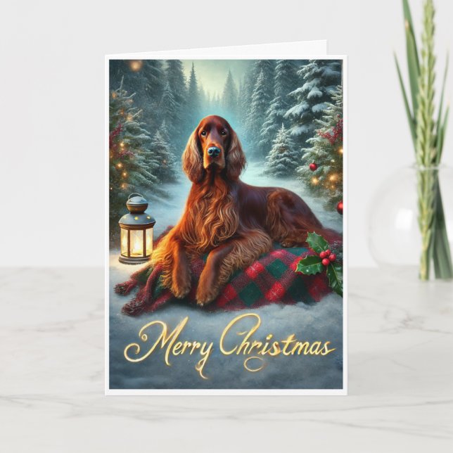 Frohe Weihnachtskarte Feiertagskarte (Vorderseite)