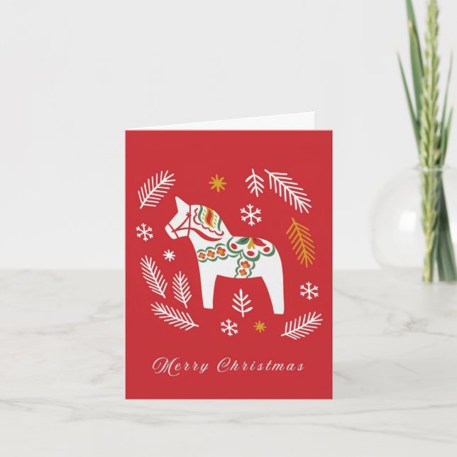 Frohe Weihnachtskarte Feiertagskarte (Vorderseite)