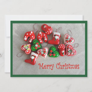 Frohe Weihnachtskarte Feiertagskarte