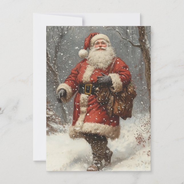 Frohe Weihnachtskarte Feiertagskarte (Vorderseite)