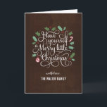 Frohe Weihnachtskarte Feiertagskarte<br><div class="desc">Feiern Sie die Saison mit dieser modernen und stilvollen Urlaubskarte von Berry Berry Sweet.</div>