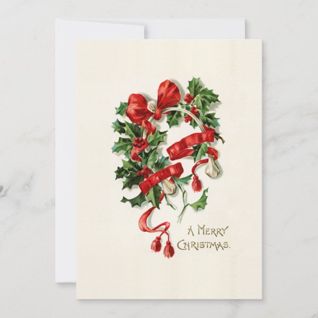 Frohe Weihnachtskarte Feiertagskarte (Vorderseite)