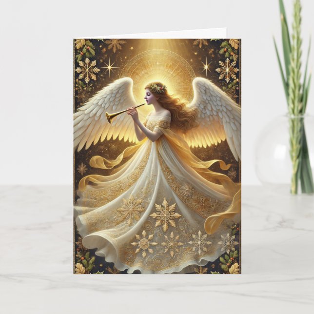 Frohe Weihnachtskarte Feiertagskarte (Vorderseite)