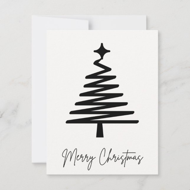 Frohe Weihnachtskarte Feiertagskarte (Vorderseite)