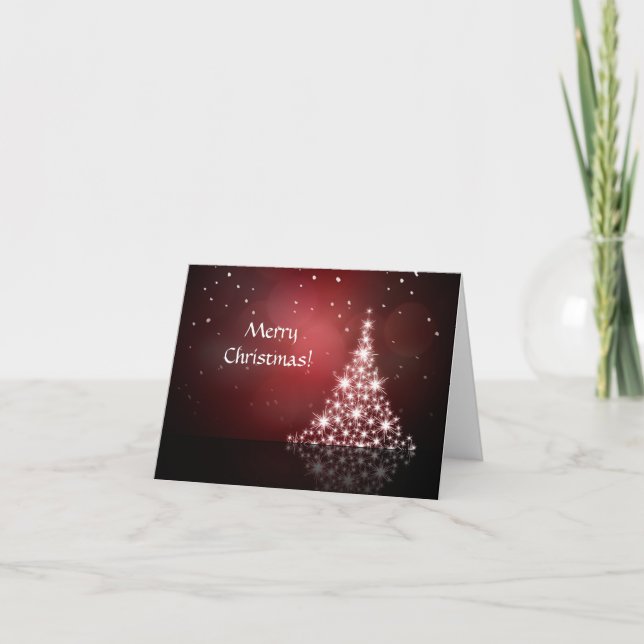 Frohe Weihnachtskarte Feiertagskarte (Vorderseite)