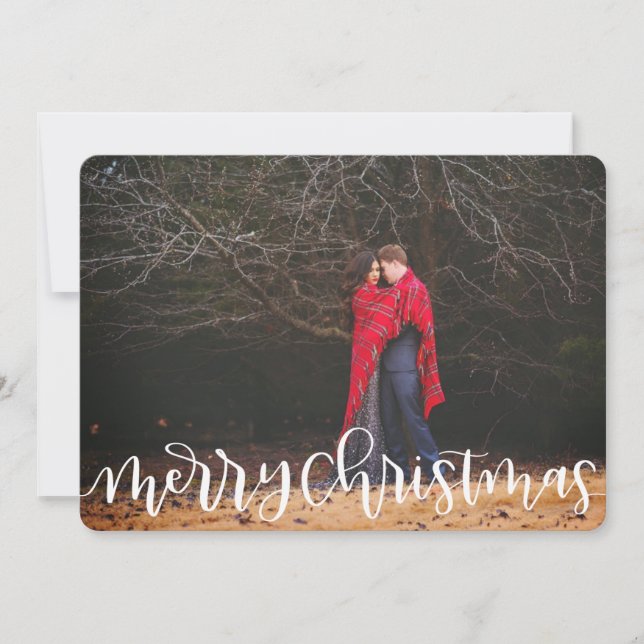 Frohe Weihnachtskarte Feiertagskarte (Vorderseite)