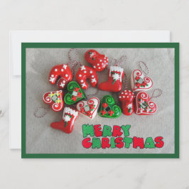 Frohe Weihnachtskarte Feiertagskarte