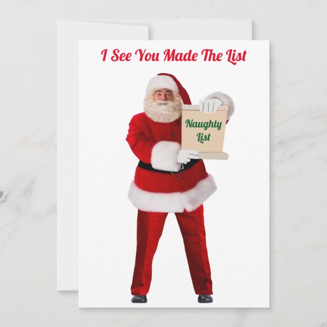 Frohe Weihnachtskarte Feiertagskarte (Vorderseite)