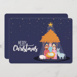 Frohe Weihnachtskarte Feiertagskarte