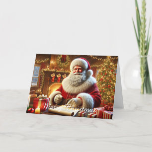Frohe Weihnachtskarte Feiertagskarte