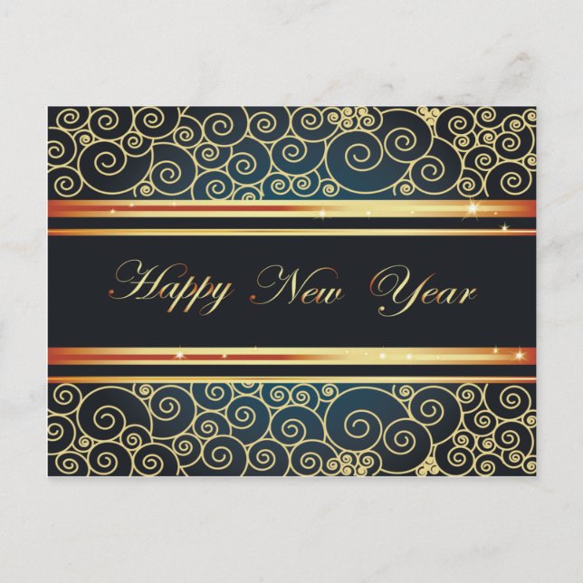 Frohe Weihnachtskarte Feiertagspostkarte (Vorderseite)