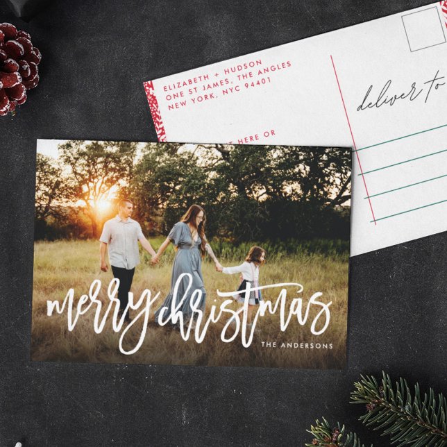 Frohe Weihnachtskarte Feiertagspostkarte (Von Creator hochgeladen)