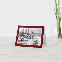 Frohe Weihnachtskarte Karte