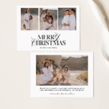 Frohe Weihnachtskarte | Modern Holiday Foto Card