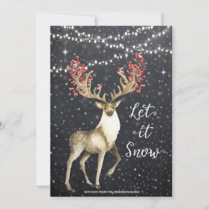 Frohe Weihnachtskarte Winterschneejammer Feiertagskarte