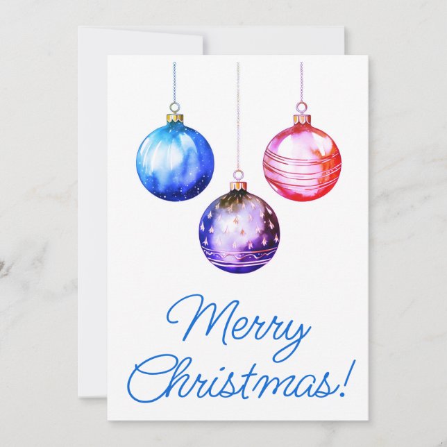 Frohe Weihnachtskarten Feiertagskarte (Vorderseite)