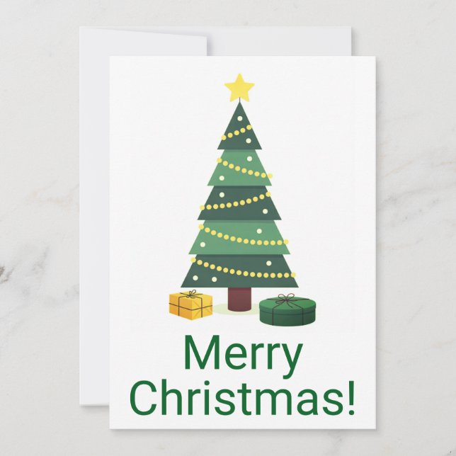 Frohe Weihnachtskarten Feiertagskarte (Vorderseite)