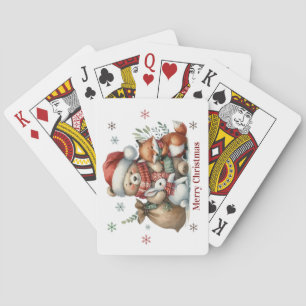 Frohe Weihnachtskarten Spielkarten