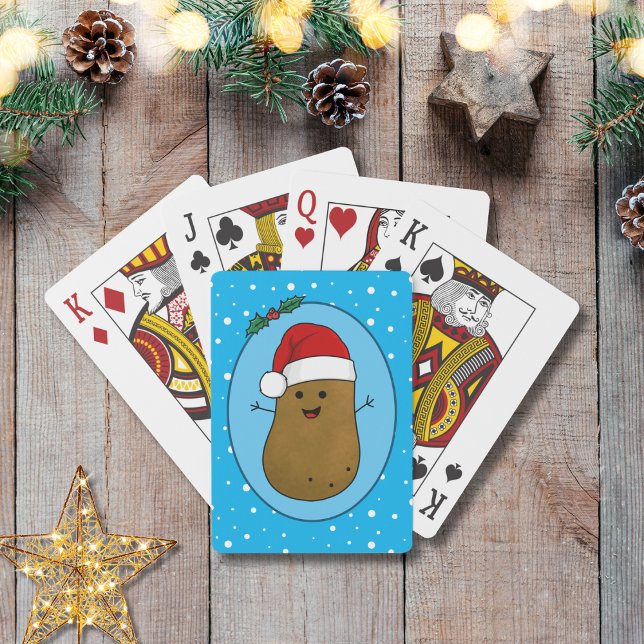 Frohe WeihnachtsKartoffel Spielkarten (Adorable Christmas Potato Playing Cards)